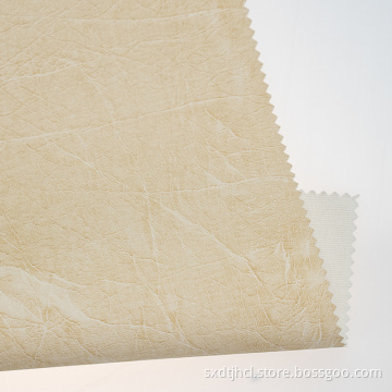 Double Color PU Leather With Coarse Texture